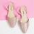 Pink Textured Ballerinas